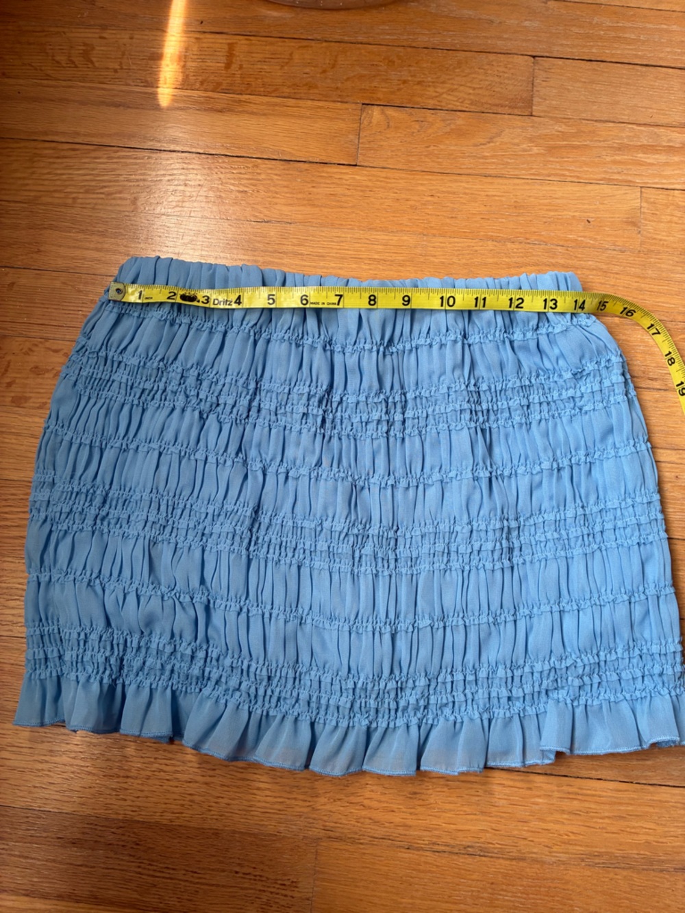 Abercrombie - Blue Ruffle Mini Skort